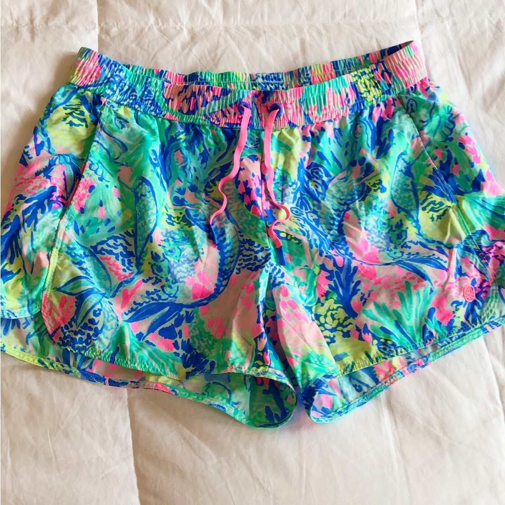 Mermaid in the shade luxletic shorts